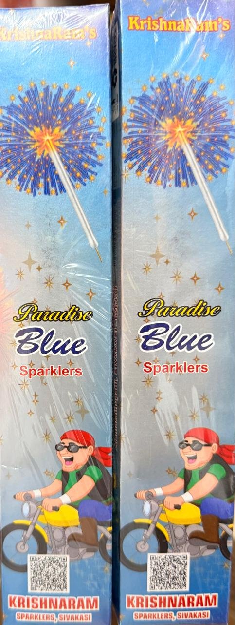 10cm BLUE SPARKLERS